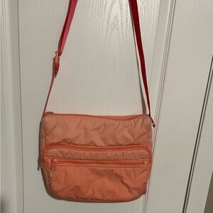 Vera Bradley Utility Crossbody Bag Desert Flower Pink